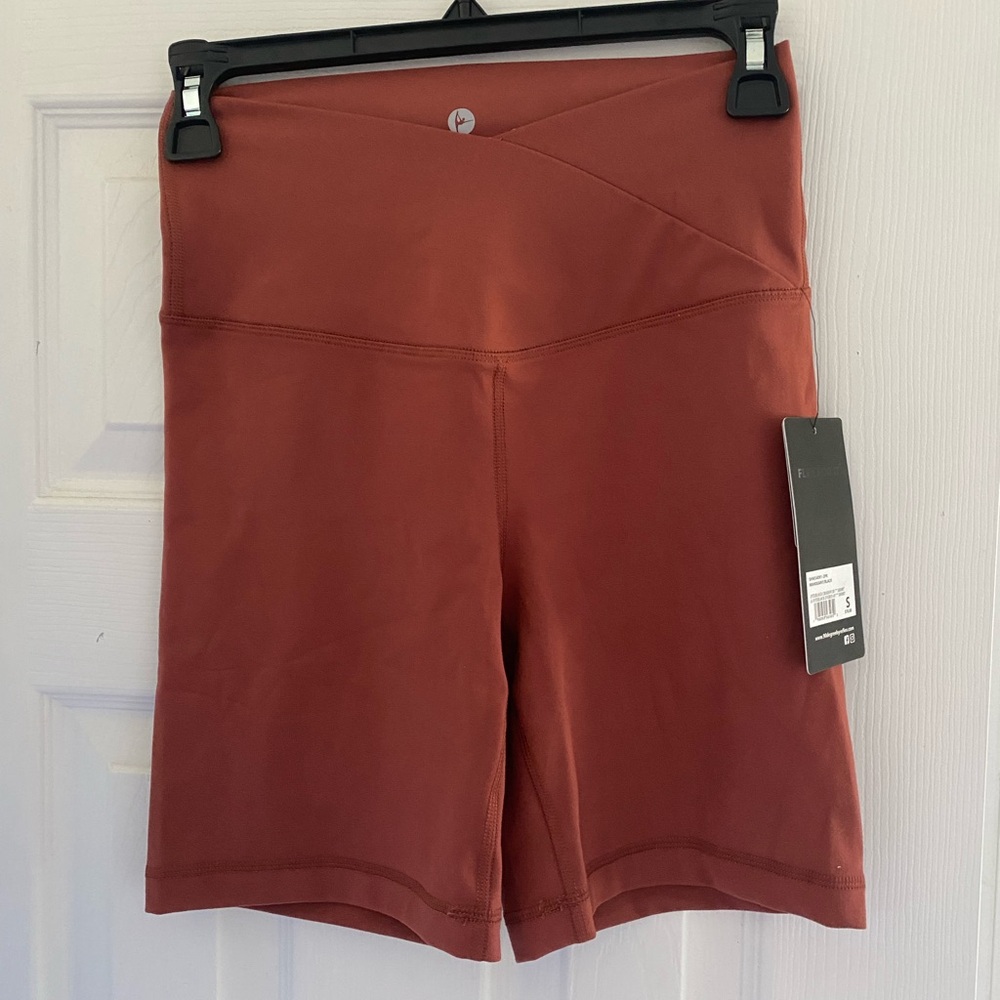 NWT 90 Degree By Reflex Bikeshorts - “Everyday Short” - Color: Mahogany